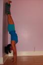 handstand at the wall